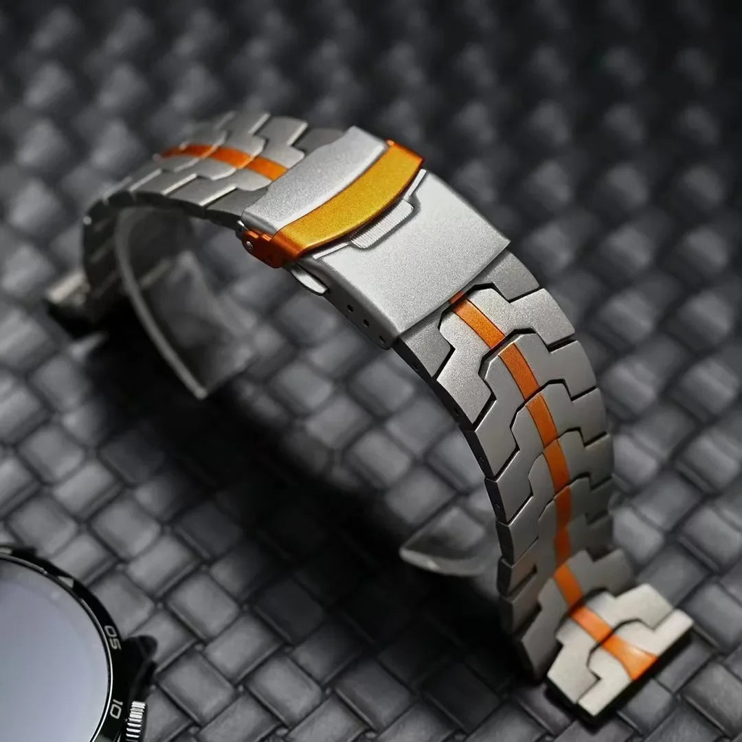 Premium Metal Link Smartwatch Strap for Samsung Galaxy Watch Ultra 47mm – Lightweight, Adjustable, Quick-Release | Thomler