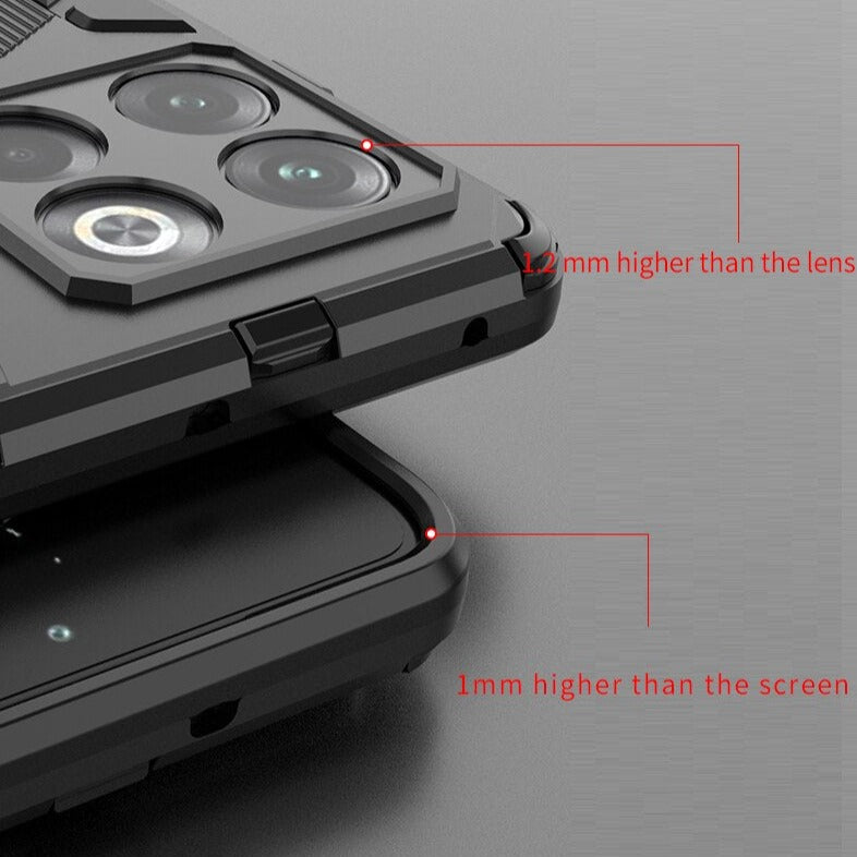 Reinforced Phone Case with Built-In Stand for OnePlus 15 13 12 11 10 Nord – Drop Protection Kickstand Cover Heavy Duty Shield | Thomler