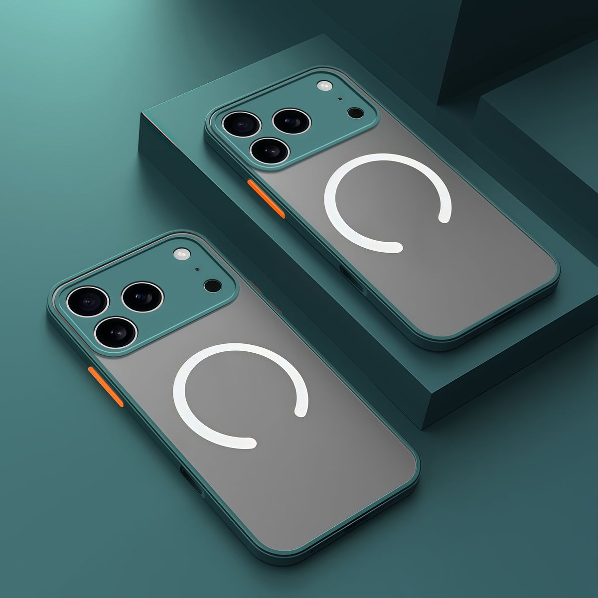 Magnetic Silicone iPhone Case with Raised Edge Protection & Wireless Charging – All Models 12 to 17 | Thomler