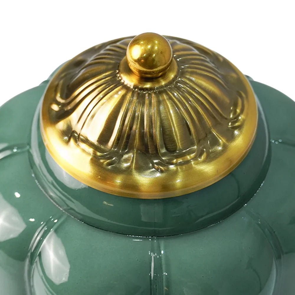 Table Lamp Opal Glass 15.7 in Vintage Desk Bedroom Nightstand Soft Glow | Thomler