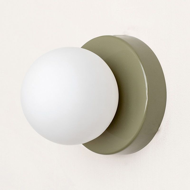 Wall Lamp Iron Glass Shade 4.7 in Indoor Bedroom Hallway Lighting Modern Minimalist Fixture | Thomler