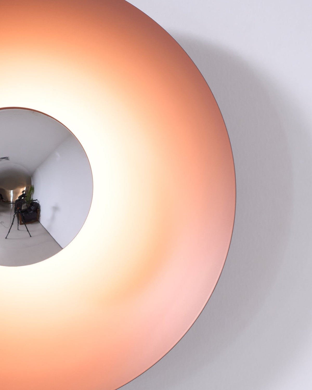 Contemporary Dual-Tone Circular LED Wall or Ceiling Light Fixture in Multiple Finishes | Thomler