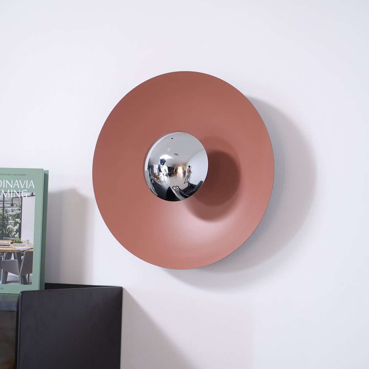 Contemporary Dual-Tone Circular LED Wall or Ceiling Light Fixture in Multiple Finishes | Thomler