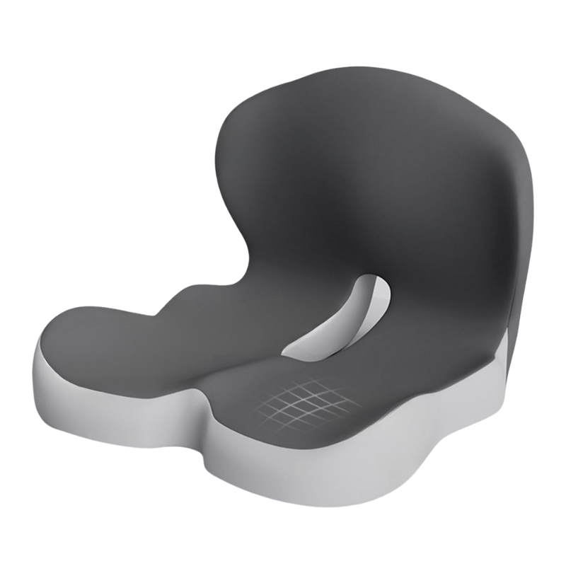 Memory Foam Seat Cushion for Office Chair, Car & Home | Non-Slip Base | Pressure Relief Support for Tailbone, Back & Hips | Portable Everyda | Thomler