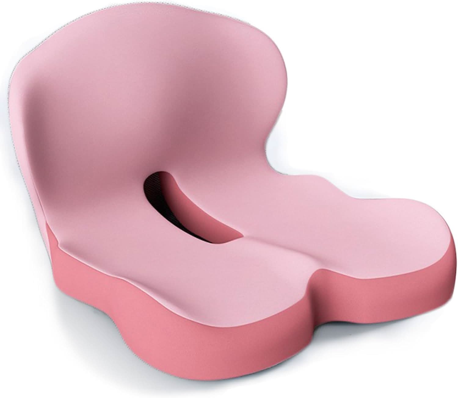 Memory Foam Seat Cushion for Office Chair, Car & Home | Non-Slip Base | Pressure Relief Support for Tailbone, Back & Hips | Portable Everyda | Thomler