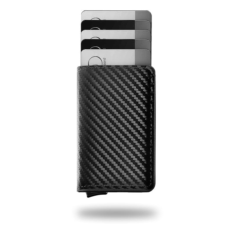Wallet Premium Leather 9.5 cm RFID Blocking Fast Card Access Travel Everyday Compact Card Holder Billfold | Thomler