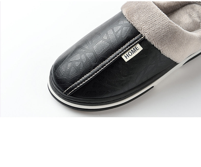 Waterproof Plush-Lined House Slippers with Anti-Slip Sole for Indoor & Outdoor Winter Comfort | Thomler