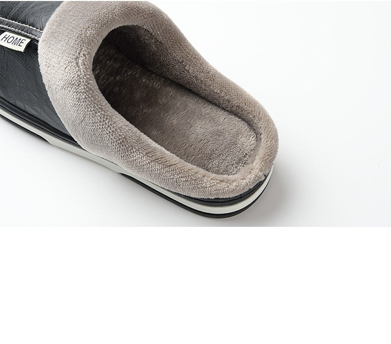 Waterproof Plush-Lined House Slippers with Anti-Slip Sole for Indoor & Outdoor Winter Comfort | Thomler