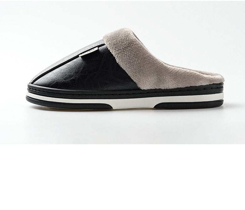 Waterproof Plush-Lined House Slippers with Anti-Slip Sole for Indoor & Outdoor Winter Comfort | Thomler