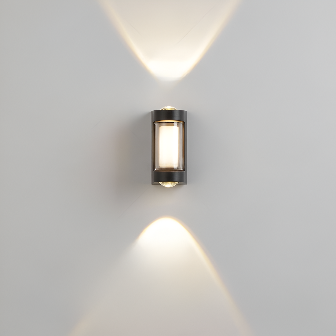 Wall Lamp Metal Acrylic 10.6 in Outdoor Up Down Waterproof Exterior Lighting Modern Minimalist Facade Porch Garden Fixture | Thomler