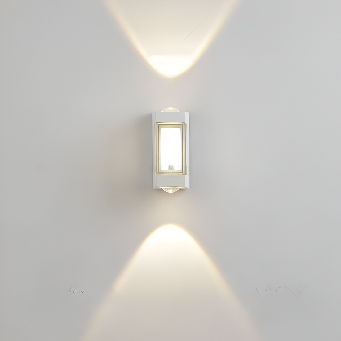 Wall Lamp Metal Acrylic 10.6 in Outdoor Up Down Waterproof Exterior Lighting Modern Minimalist Facade Porch Garden Fixture | Thomler