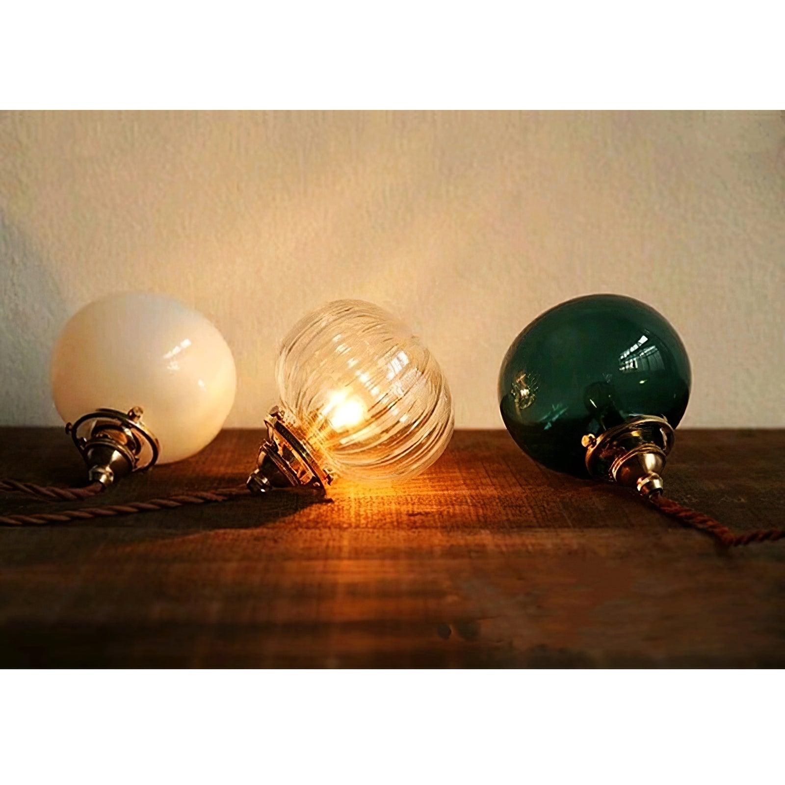 Pendant Light Glass 5.1 in Adjustable Living Room Bedroom Bathroom Hanging Ceiling Lamp Retro Style | Thomler