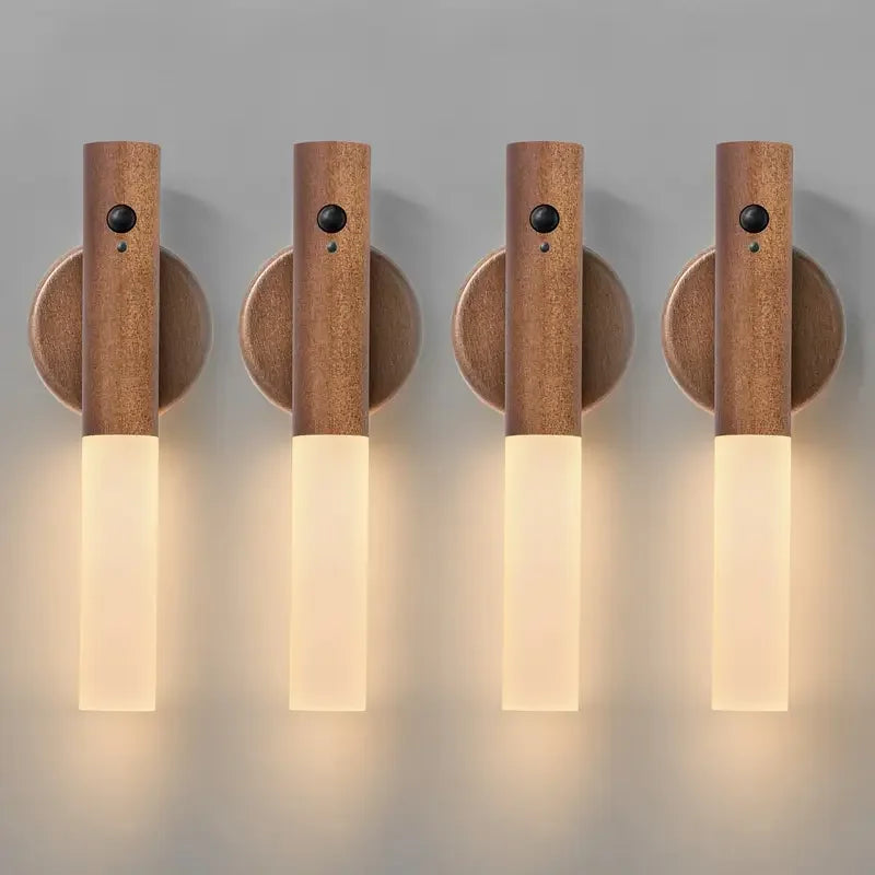 Battery-Powered Motion-Sensing Downlight Wall Sconce for Hallway & Bedroom Lighting | Thomler
