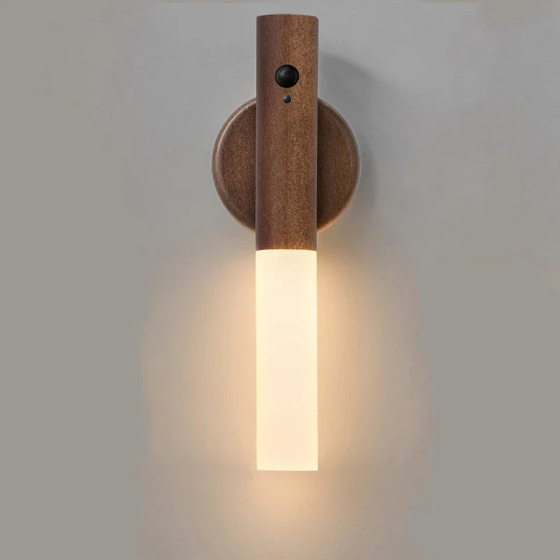Battery-Powered Motion-Sensing Downlight Wall Sconce for Hallway & Bedroom Lighting | Thomler