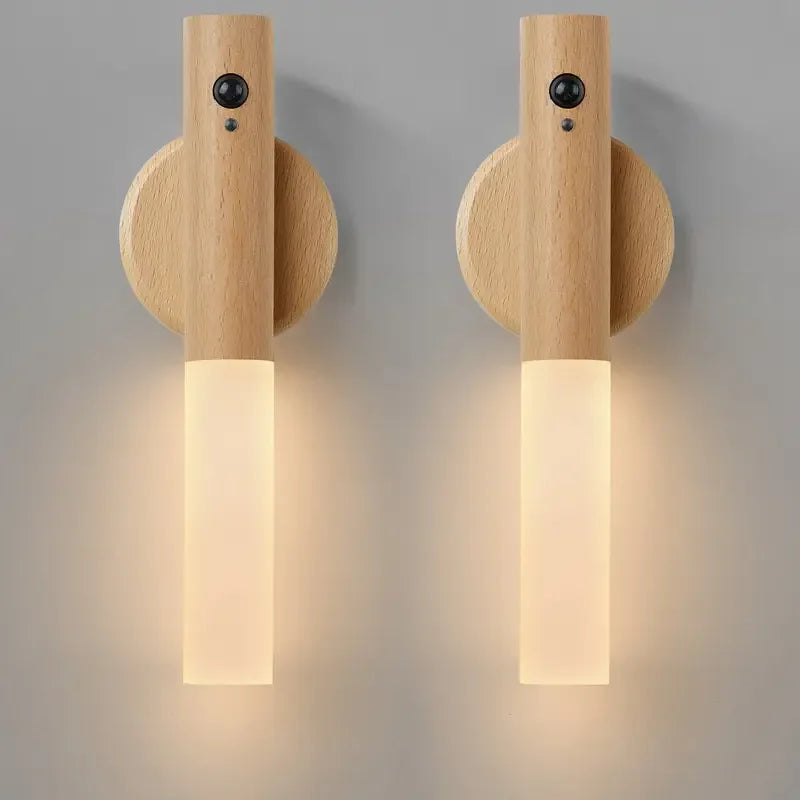 Battery-Powered Motion-Sensing Downlight Wall Sconce for Hallway & Bedroom Lighting | Thomler