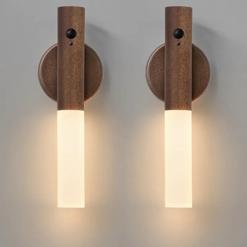 Battery-Powered Motion-Sensing Downlight Wall Sconce for Hallway & Bedroom Lighting | Thomler