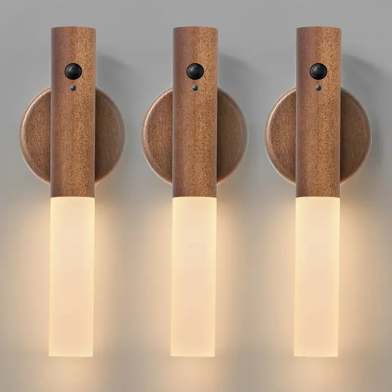 Battery-Powered Motion-Sensing Downlight Wall Sconce for Hallway & Bedroom Lighting | Thomler