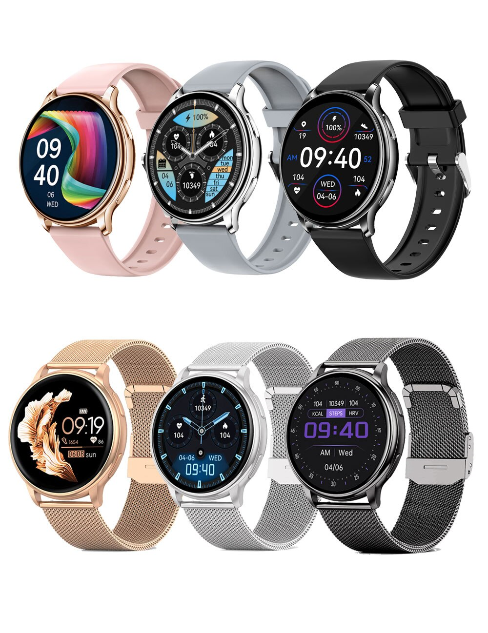 Health Tracking Smartwatch with Heart Rate Monitor, Blood Pressure & Sleep Analysis for Daily Fitness & Wellness | Thomler