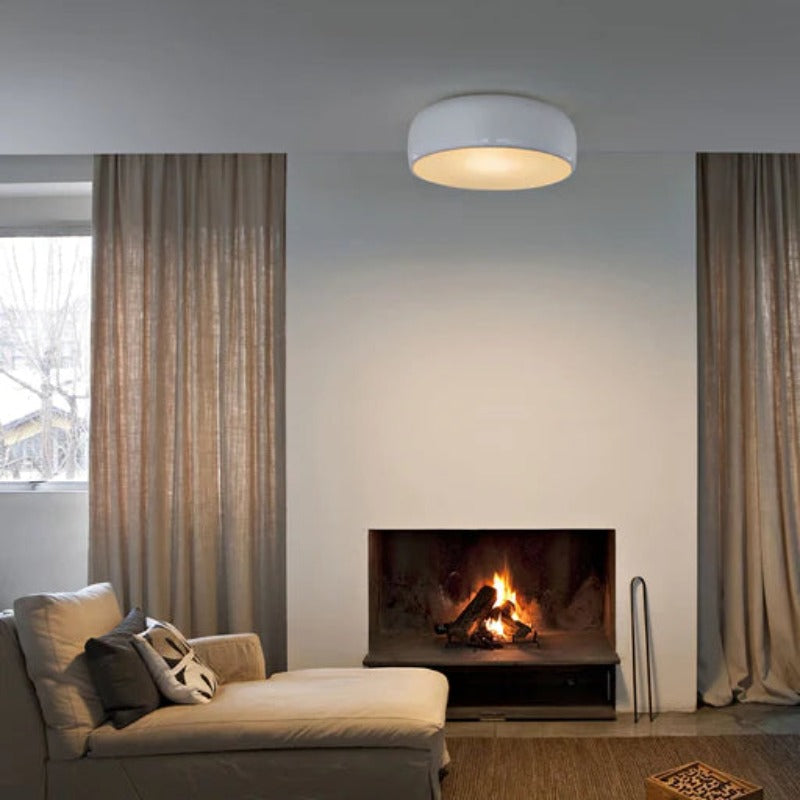 Ceiling Light Metal Dome LED Dimmable 5.0–10.0 m² Green Bedroom Kitchen Flush Mount Lamp | Thomler