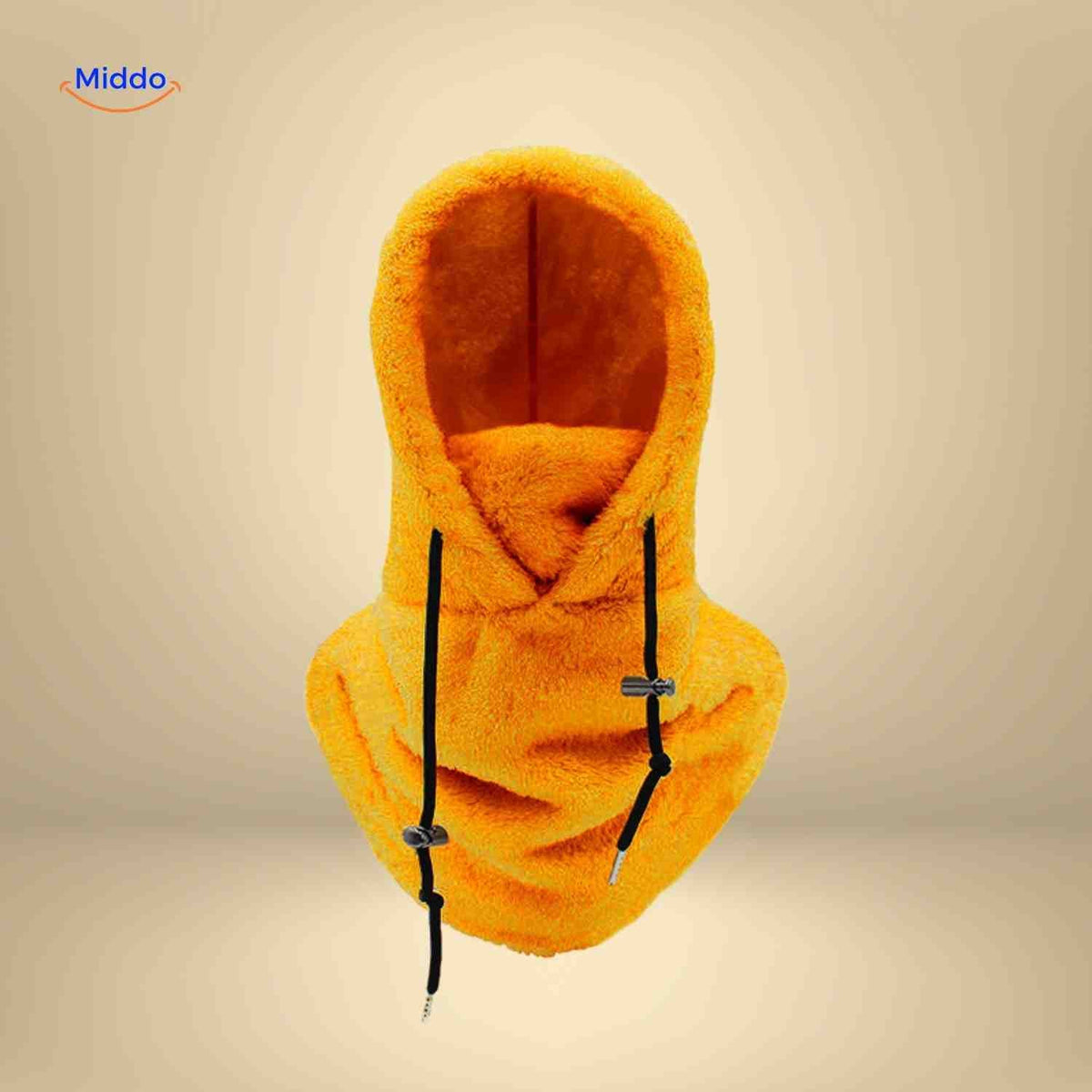 Fleece-Lined Winter Hood with Face Coverage & Adjustable Neck Warmer for Cold Weather Activities | Thomler
