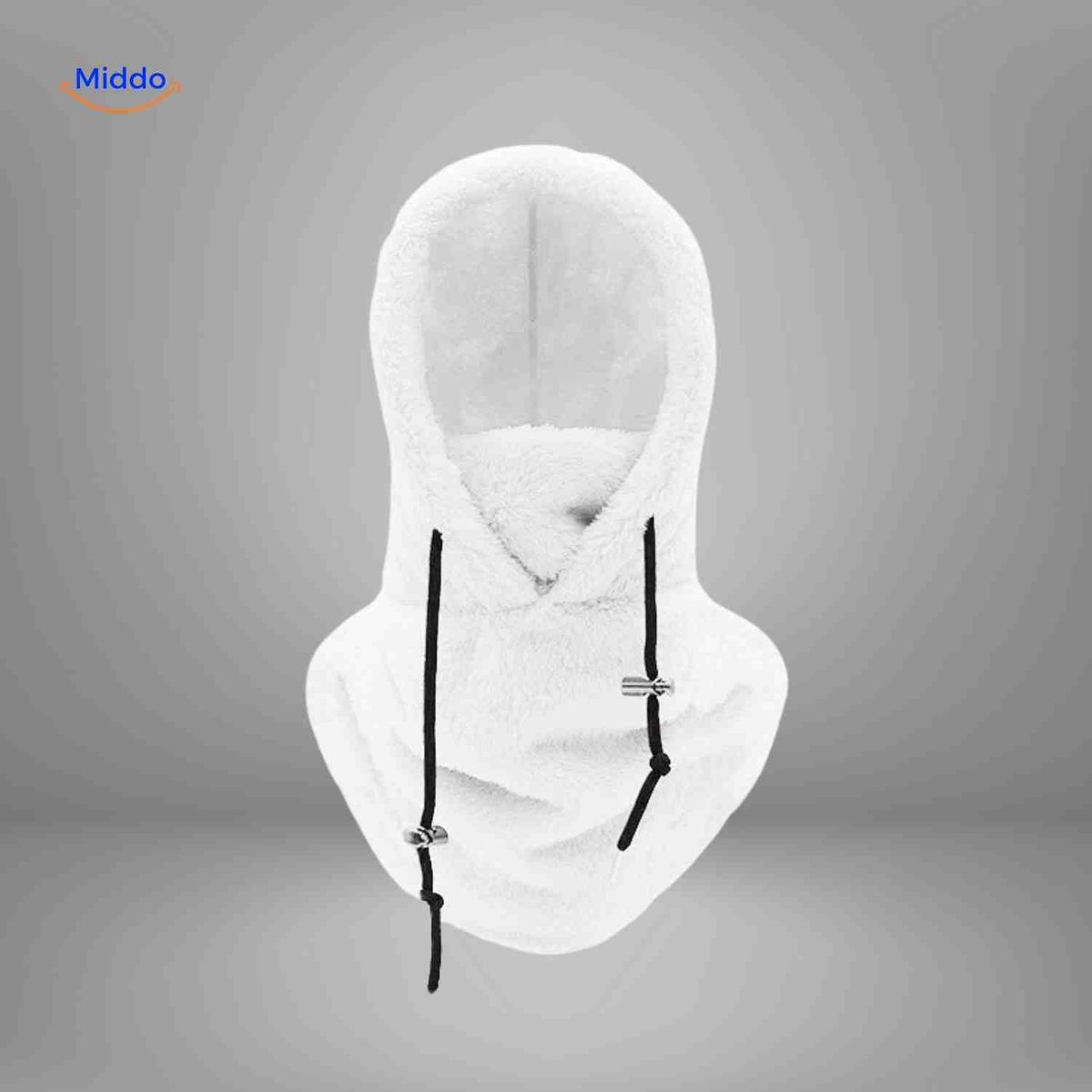 Fleece-Lined Winter Hood with Face Coverage & Adjustable Neck Warmer for Cold Weather Activities | Thomler