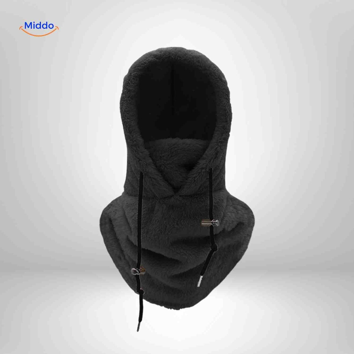 Fleece-Lined Winter Hood with Face Coverage & Adjustable Neck Warmer for Cold Weather Activities | Thomler