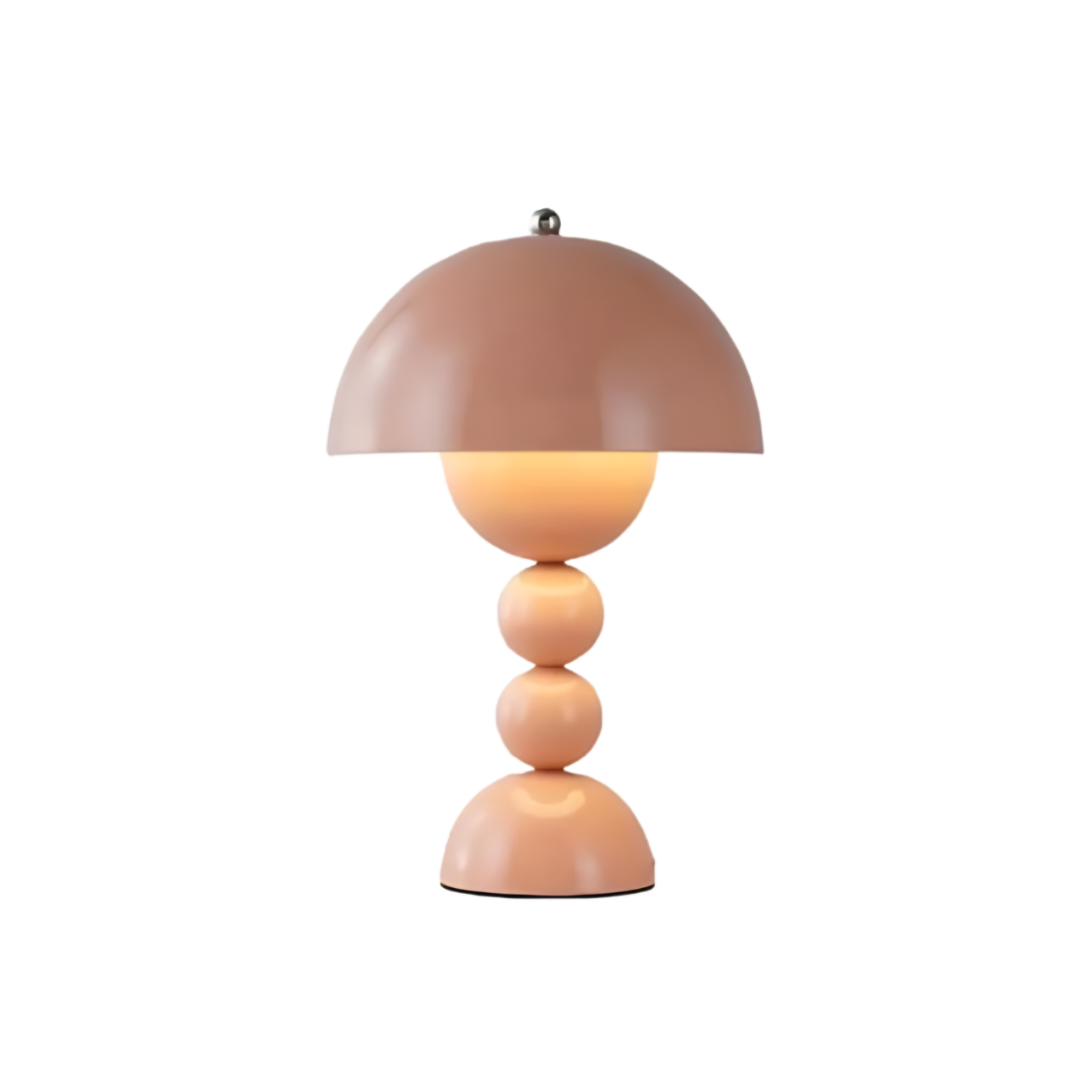 Table Lamp Acrylic 11.0 in White USB Rechargeable Bedroom Nightstand Ambient Nordic Minimalist Desk Lighting | Thomler