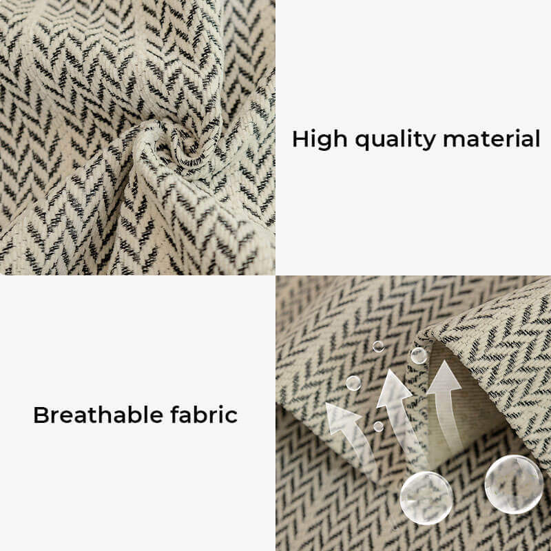 Textured Herringbone Furniture Throw for Sofa Chair Armrest Protection Plush Anti-Slip Sectional Cover for Living Room Bedroom Pet-Friendly | Thomler