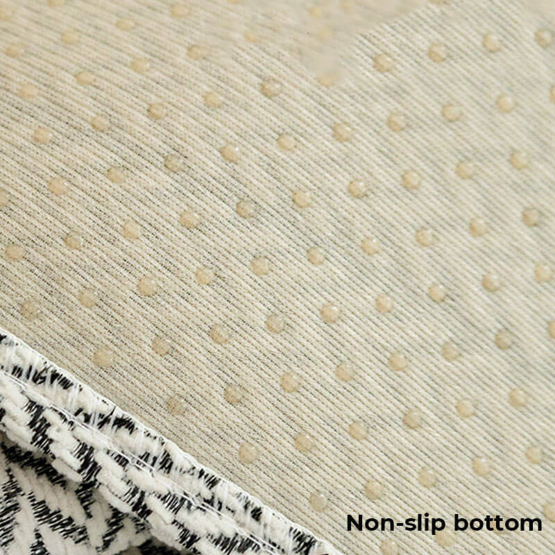 Textured Herringbone Furniture Throw for Sofa Chair Armrest Protection Plush Anti-Slip Sectional Cover for Living Room Bedroom Pet-Friendly | Thomler