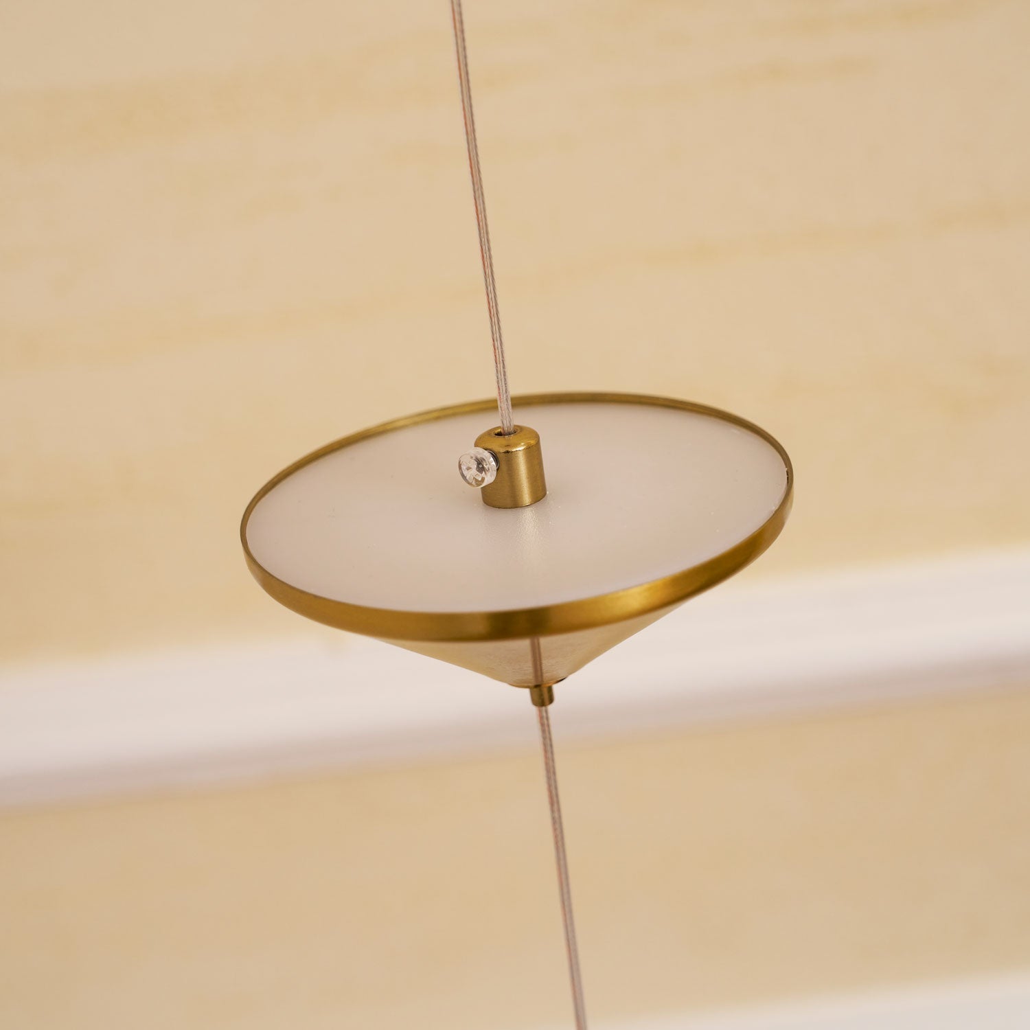 Minimalist Pull Cable Floor Lamp 137.8 in LED Marble Base Indoor Ambient Lighting | Thomler