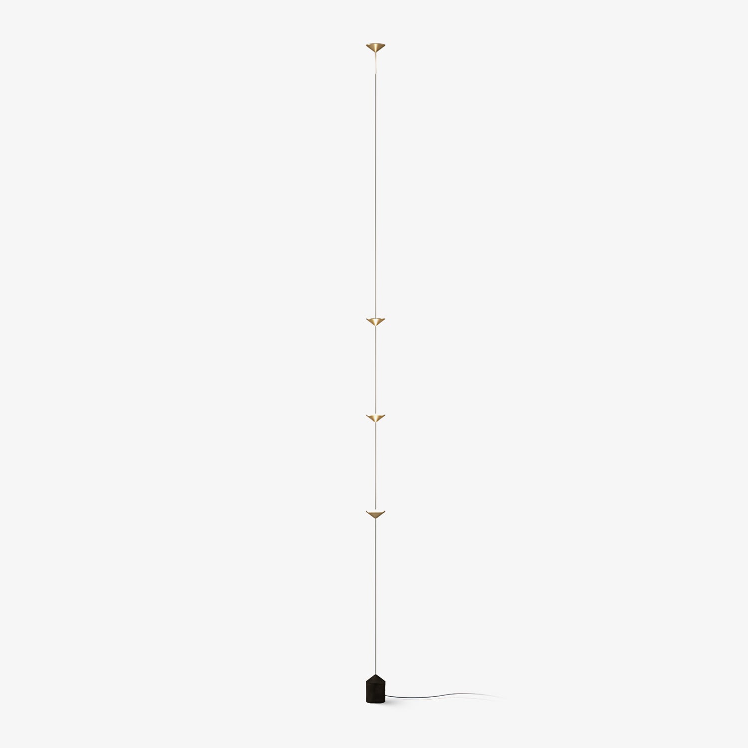 Minimalist Pull Cable Floor Lamp 137.8 in LED Marble Base Indoor Ambient Lighting | Thomler