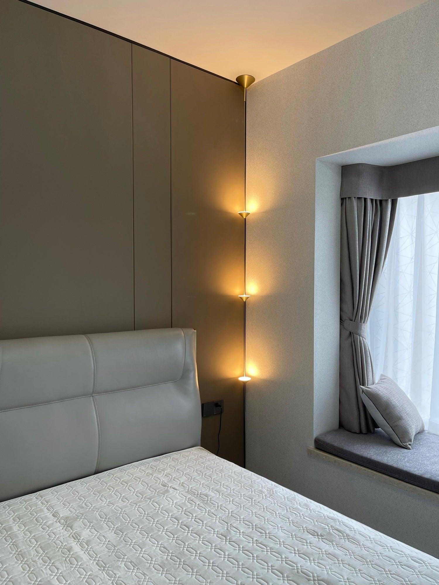 Minimalist Pull Cable Floor Lamp 137.8 in LED Marble Base Indoor Ambient Lighting | Thomler
