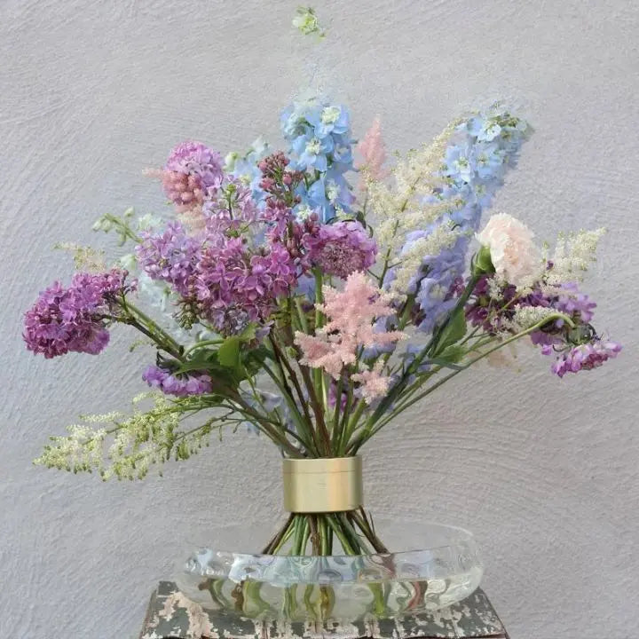 Flower Stem Holder ABS TPE 7.0 cm x 4.5 cm Spiral Vase Arrangement Support Bouquet Organiser Floral Display Accessory | Thomler