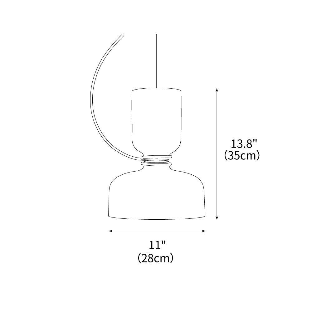 Suspension Cable Ceiling Light Iron Fixture Adjustable Drop Length for Dining Room Kitchen Island Entryway Modern Industrial Farmhouse Decor | Thomler