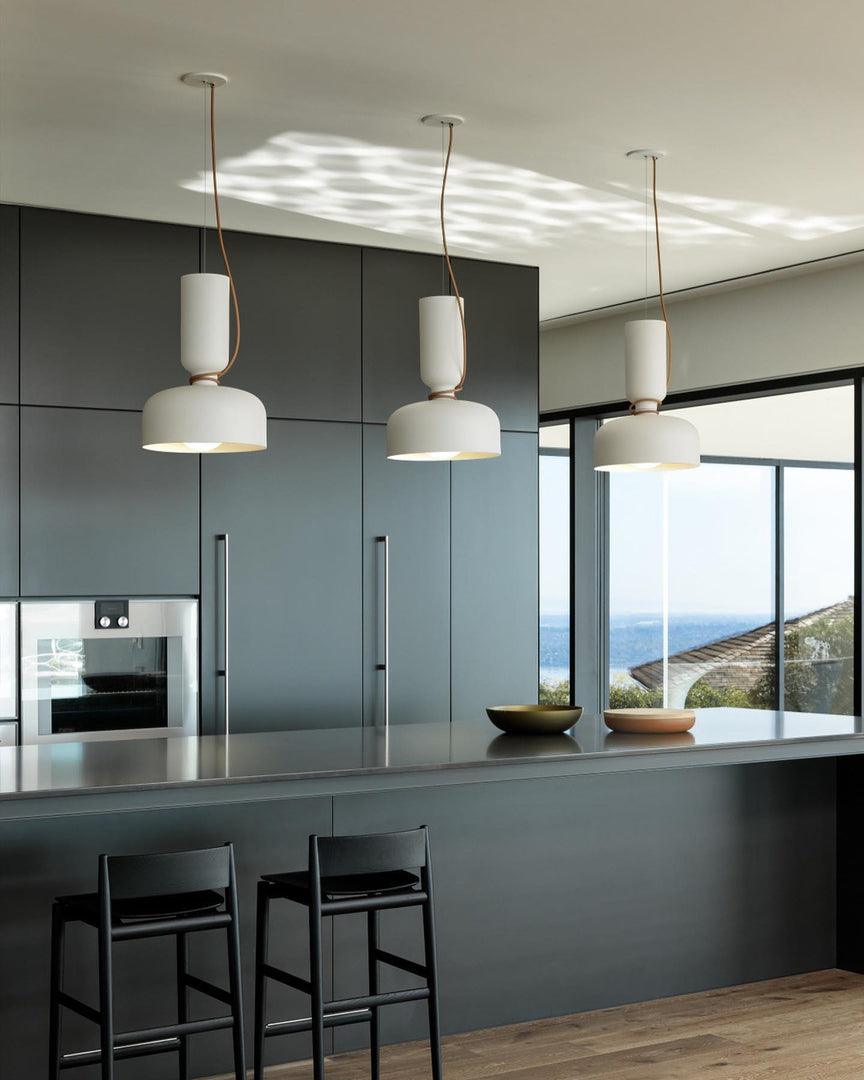 Suspension Cable Ceiling Light Iron Fixture Adjustable Drop Length for Dining Room Kitchen Island Entryway Modern Industrial Farmhouse Decor | Thomler