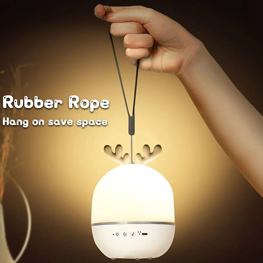 Star Projector Night Light for Kids Room – LED Rotating Galaxy Lamp with 6 Color Modes & USB Rechargeable Battery – Nursery Ceiling | Thomler