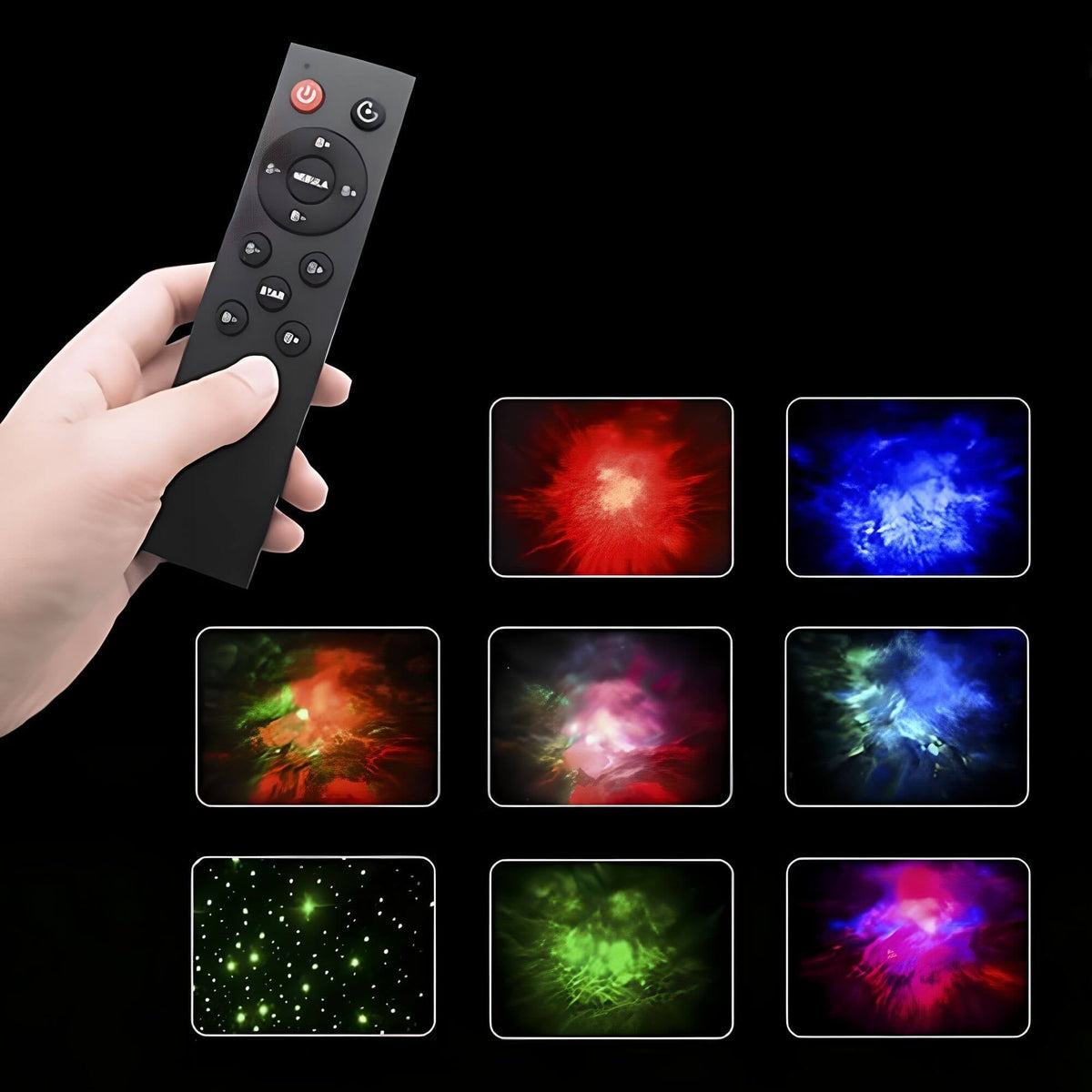 Space Explorer LED Projector Night Light with Nebula & Constellation Effects for Kids' Rooms & Bedrooms | Thomler