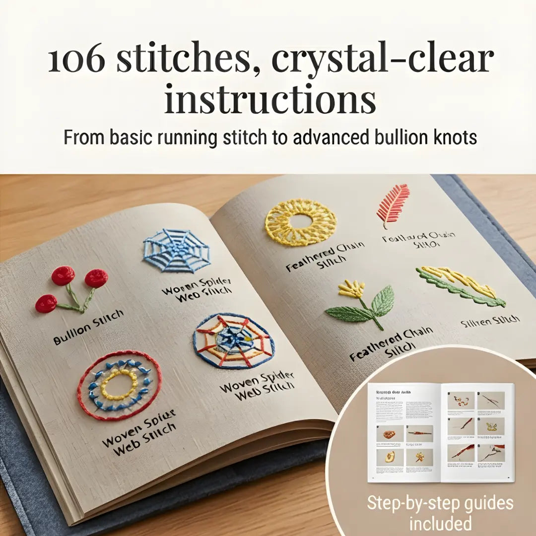 Stickbuch – 106 Techniken für Einsteiger