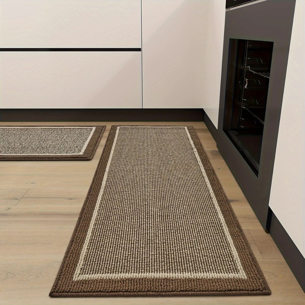 Anti-Fatigue Kitchen Runner Rug with Non-Slip Backing – Cushioned Floor Mat for Cooking & Standing – Polypropylene Hallway Runner | Thomler
