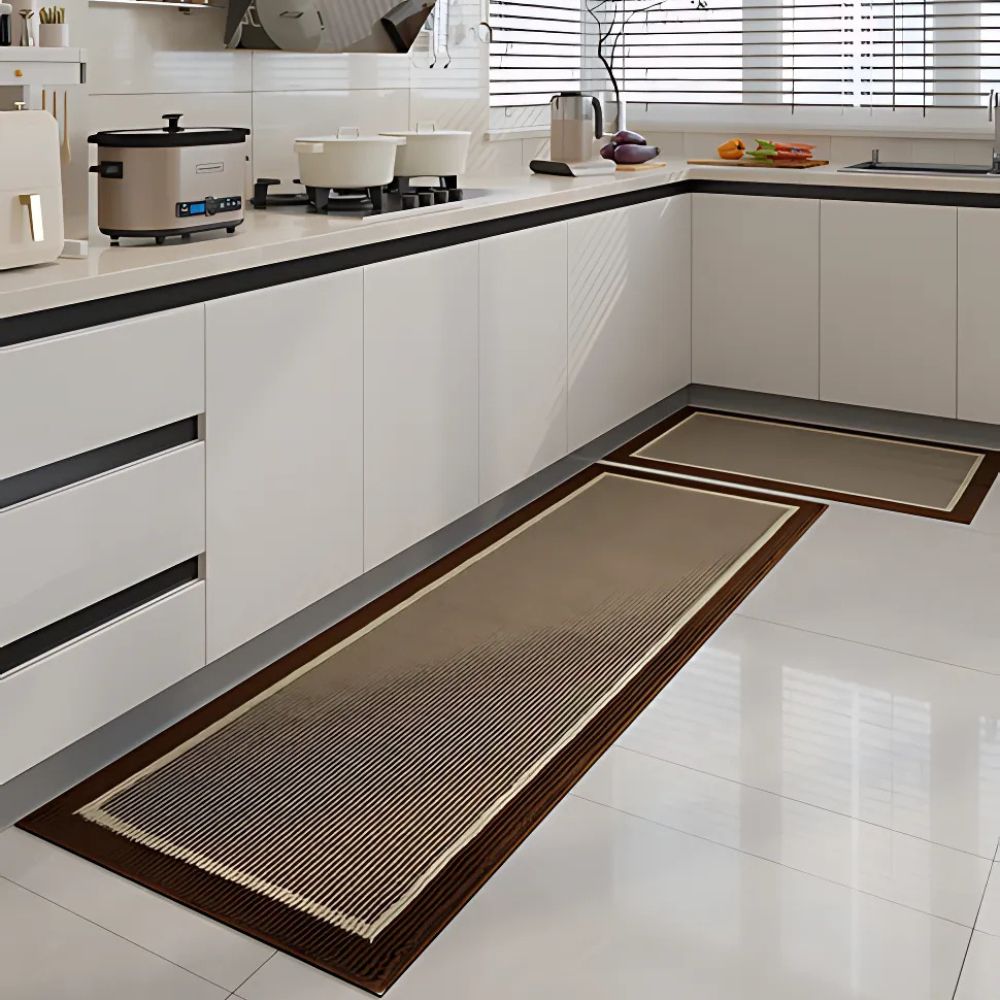Anti-Fatigue Kitchen Runner Rug with Non-Slip Backing – Cushioned Floor Mat for Cooking & Standing – Polypropylene Hallway Runner | Thomler