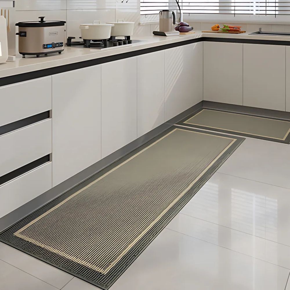 Anti-Fatigue Kitchen Runner Rug with Non-Slip Backing – Cushioned Floor Mat for Cooking & Standing – Polypropylene Hallway Runner | Thomler