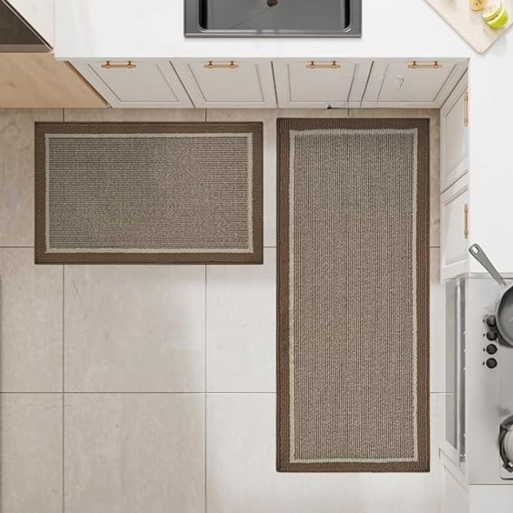 Anti-Fatigue Kitchen Runner Rug with Non-Slip Backing – Cushioned Floor Mat for Cooking & Standing – Polypropylene Hallway Runner | Thomler
