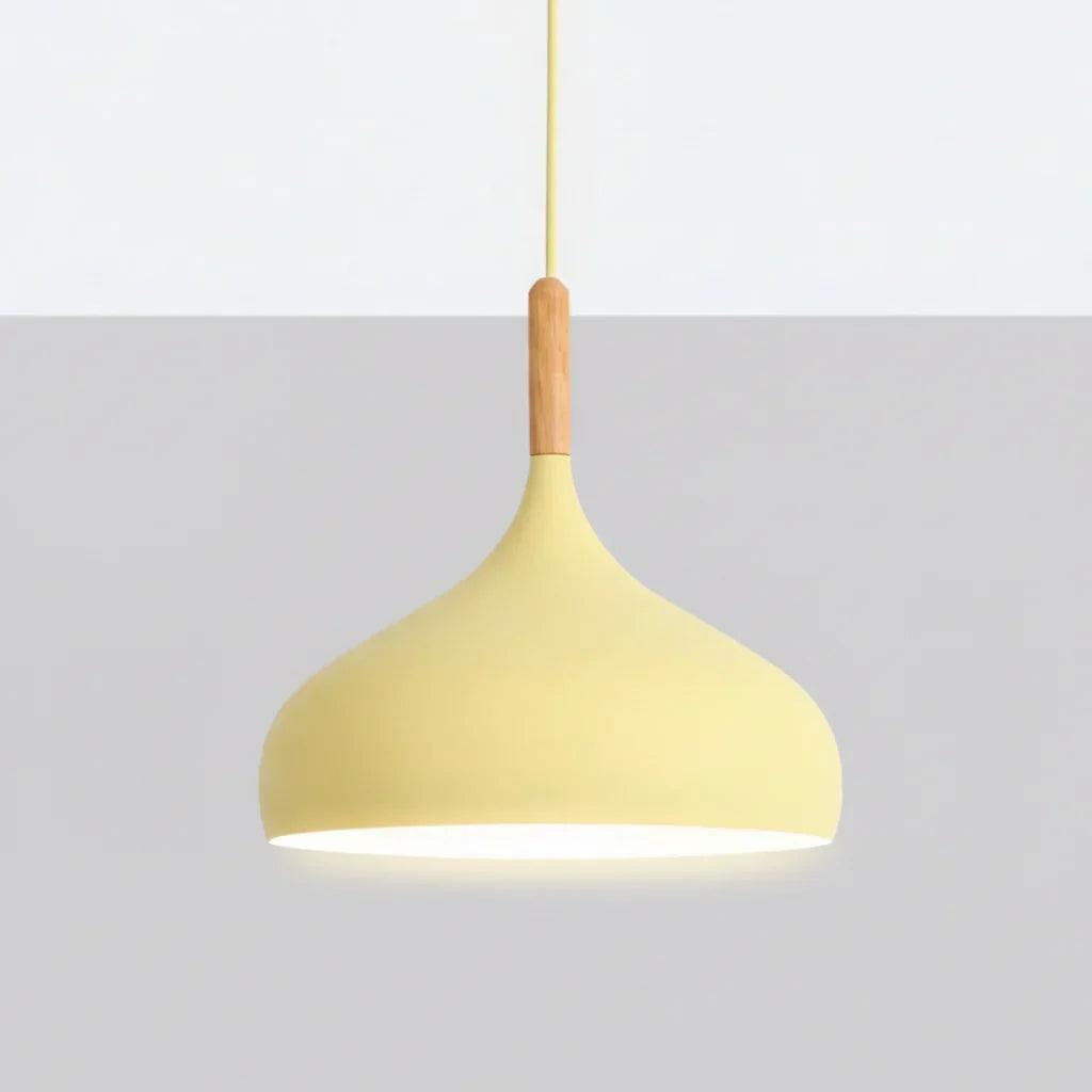 Pendant Light Aluminium Alloy 24.0 cm Green Kitchen Island Dining Room Scandinavian Hanging Ceiling Lamp E27 LED | Thomler