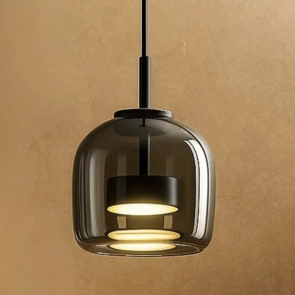 Hanglamp Glas Ombre Metaal LED 33cm Modern Design | Sansoti