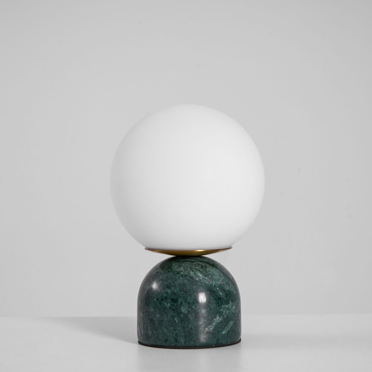 Marble Table Lamp 9.1 in (23.0 cm) Glass Globe Indoor Ambient Lighting Minimalist Modern Desk Light | Thomler