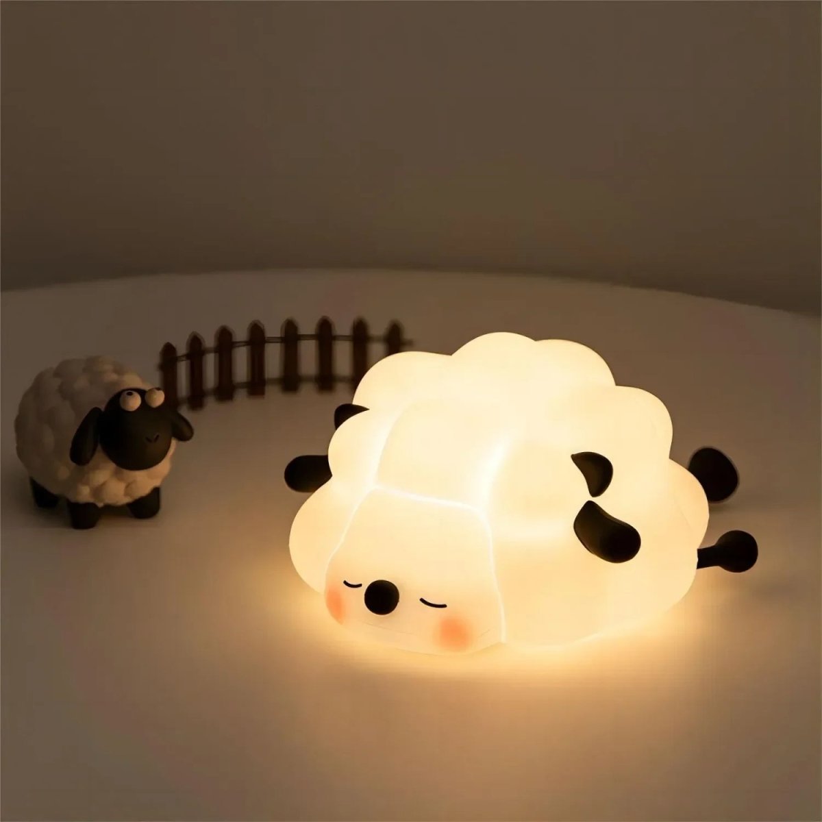 Night Light BPA-Free Silicone 5.9 in Warm Glow Bedroom Kids Nursery Portable Rechargeable Dimmable | Thomler