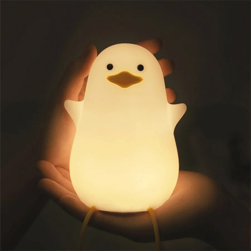 Night Light Silicone 30-Minute Auto-Shut-Off Dimmable Warm Light Rechargeable Baby Toddler Nursery | Thomler