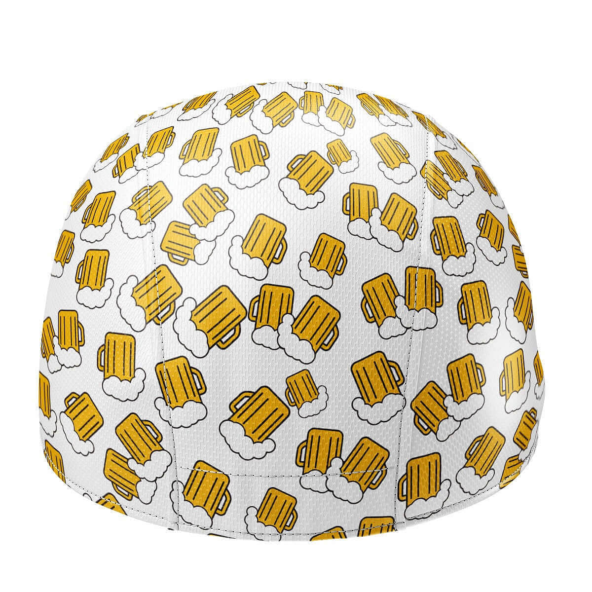 Cycling Cap with Beer Graphic Print & Curved Peak for Road Biking | Thomler