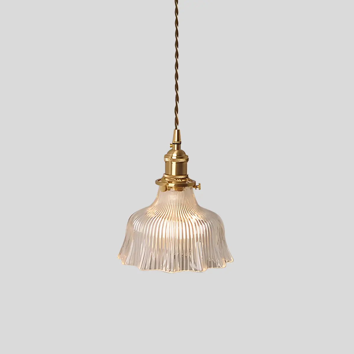 Pendant Light Glass Bronze Adjustable Cable Transparent Dining Room Kitchen Island Hanging Ceiling Lamp | Thomler