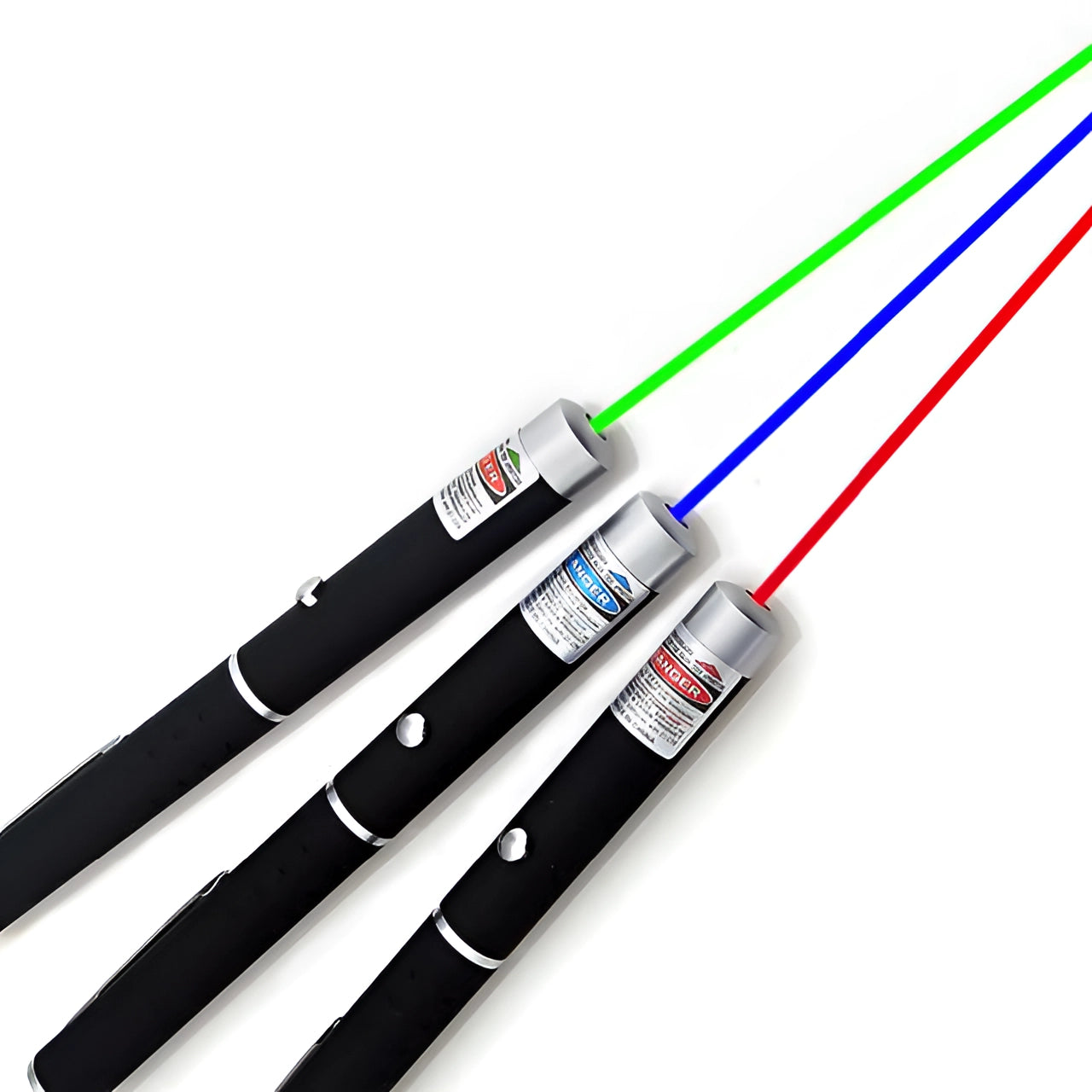 Laser Pointer Aluminium 1000.0 m (3280.8 ft) Range Stargazing Presentations USB Rechargeable Adjustable Focus Multi Colour Beam | Thomler
